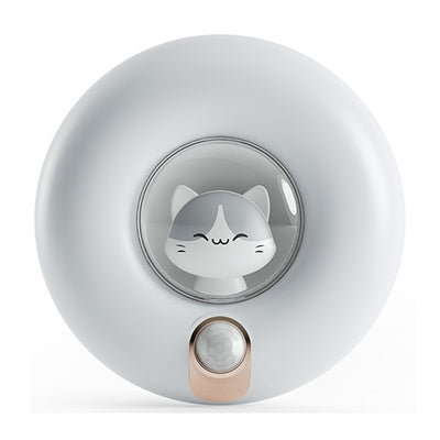 Motion Sensor Light Wireless Cute Cat LED Night Light USB Rechargeable