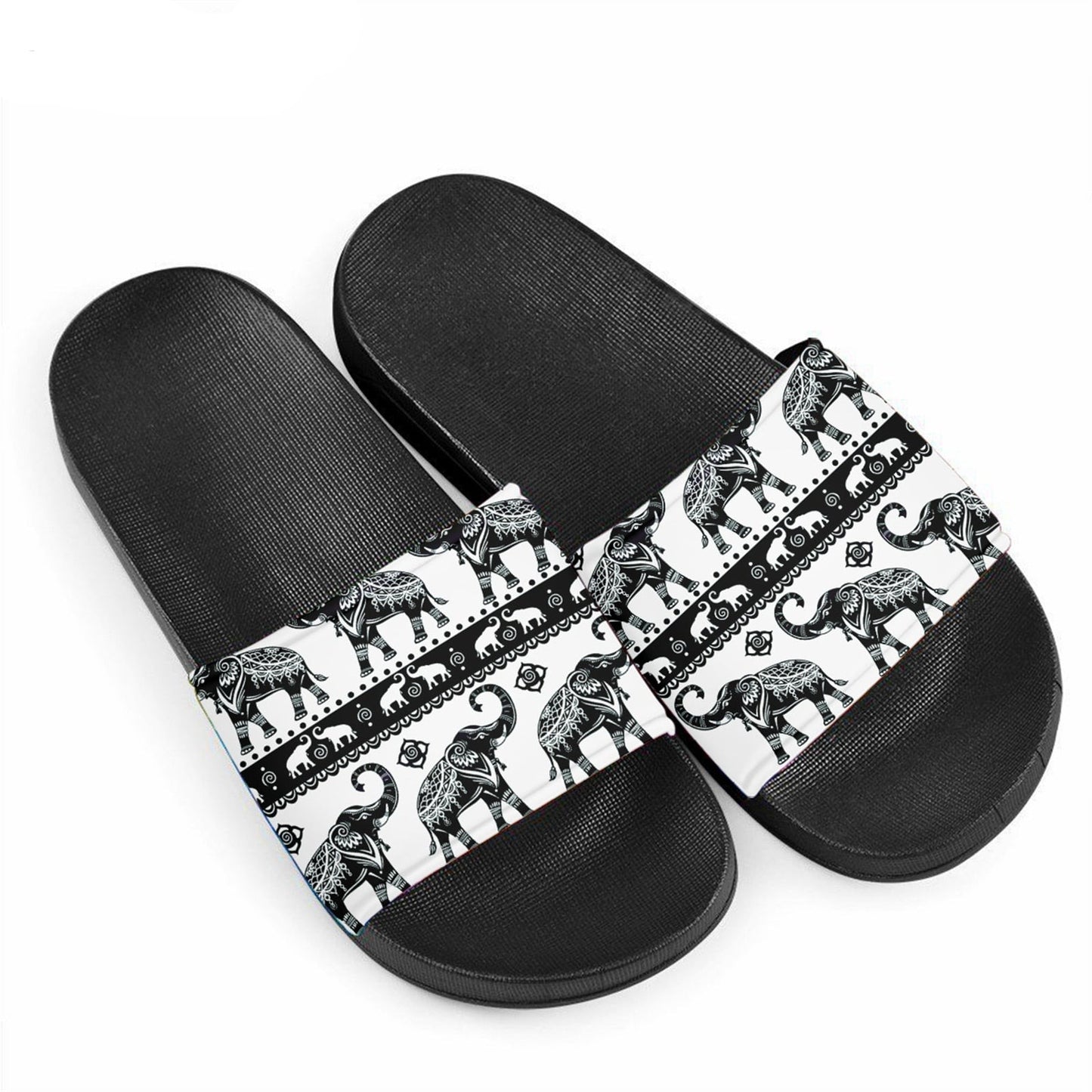 Elephant Print Slippers Non-slip