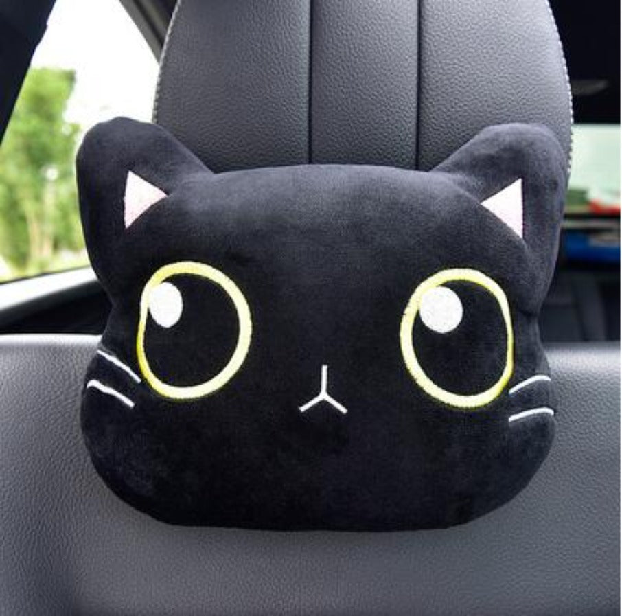 Neck Pillow Cartoon Cat Cushion Cat Seatbelt