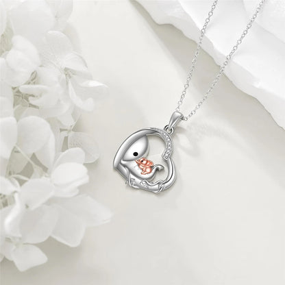 Elephant Necklace Mother's Day Gift Daughter Gifts Jewelry Zircon