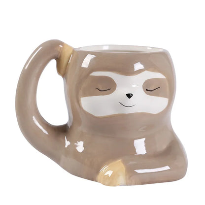 Sloth Shaped Ceramic Mug Cute