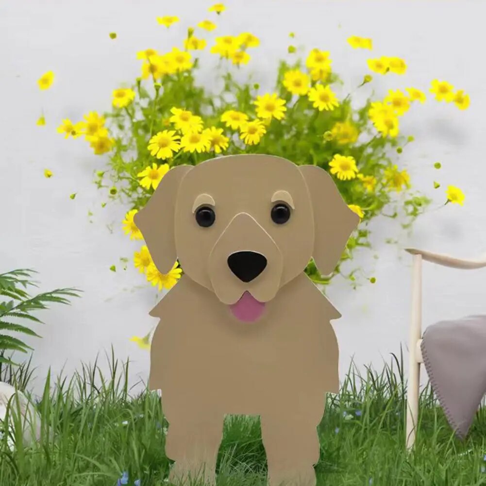 Dog Cute Shape Garden Pots