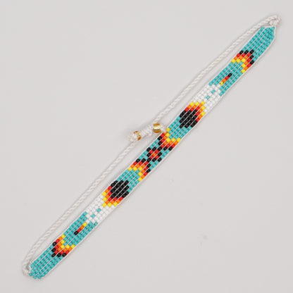 Native Hand Beaded Bracelet Adjustable