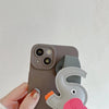 Elephant Wristband Stand Holder Phone Case For iPhone