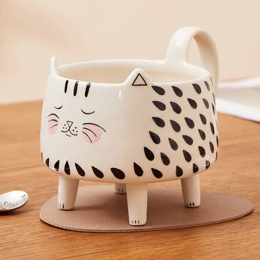 Cat Mug With 4 Legs Coffee Mug