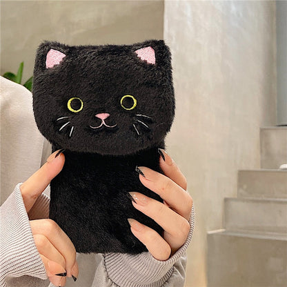 Cat Warm Plush Soft Phone Case