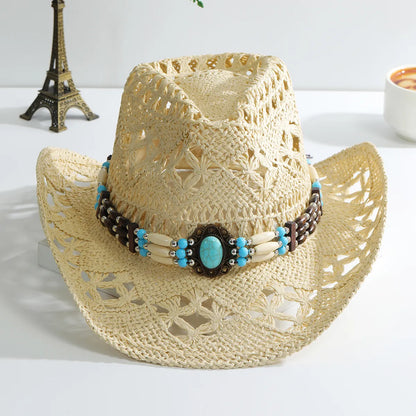 Native Hat Band Strap with Bohemia Beads