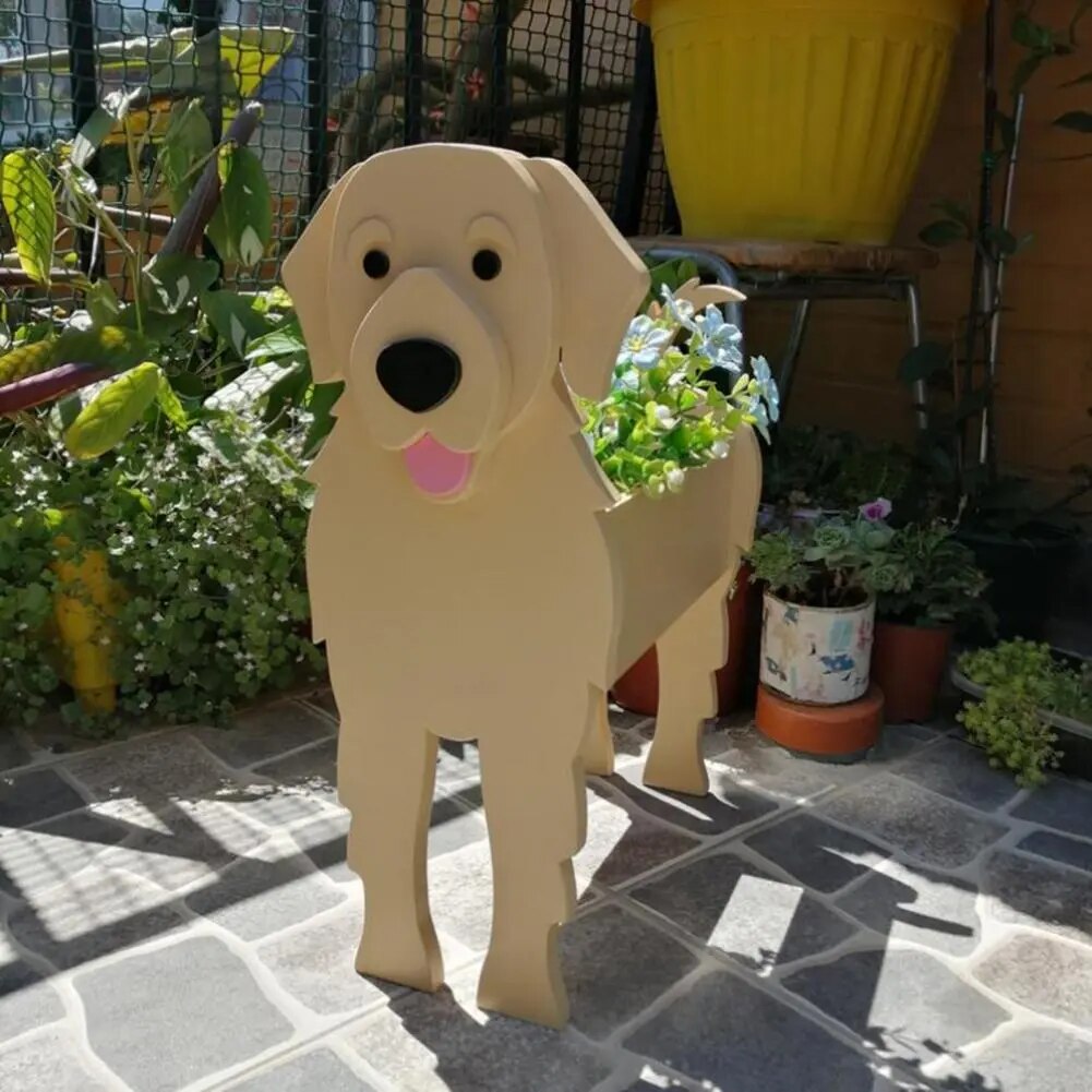 Dog Cute Shape Garden Pots