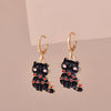 Cute Enamel Cat Earrings