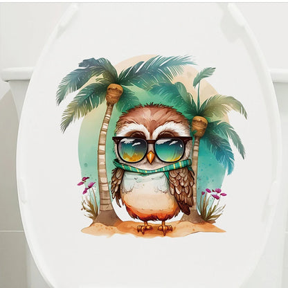 Owl Cartoon Wall Sticker