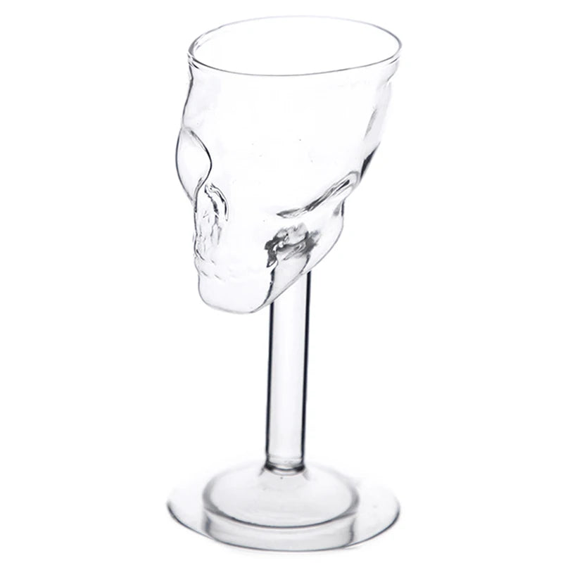 Skull Glass Cup Transparent
