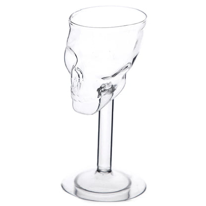 Skull Glass Cup Transparent