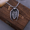 Vintage Owl Skull Necklace Pendant