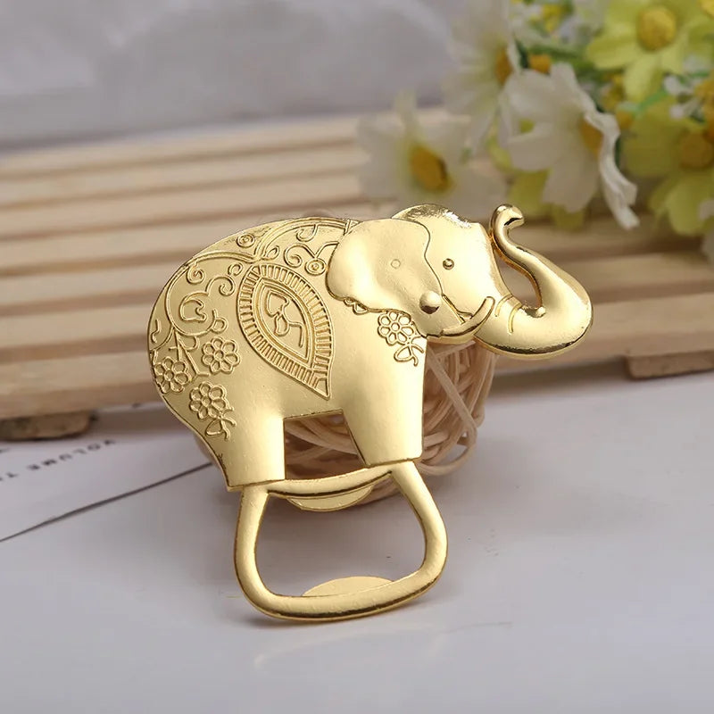 Elephant Golden Shape Bottle Opener Beer