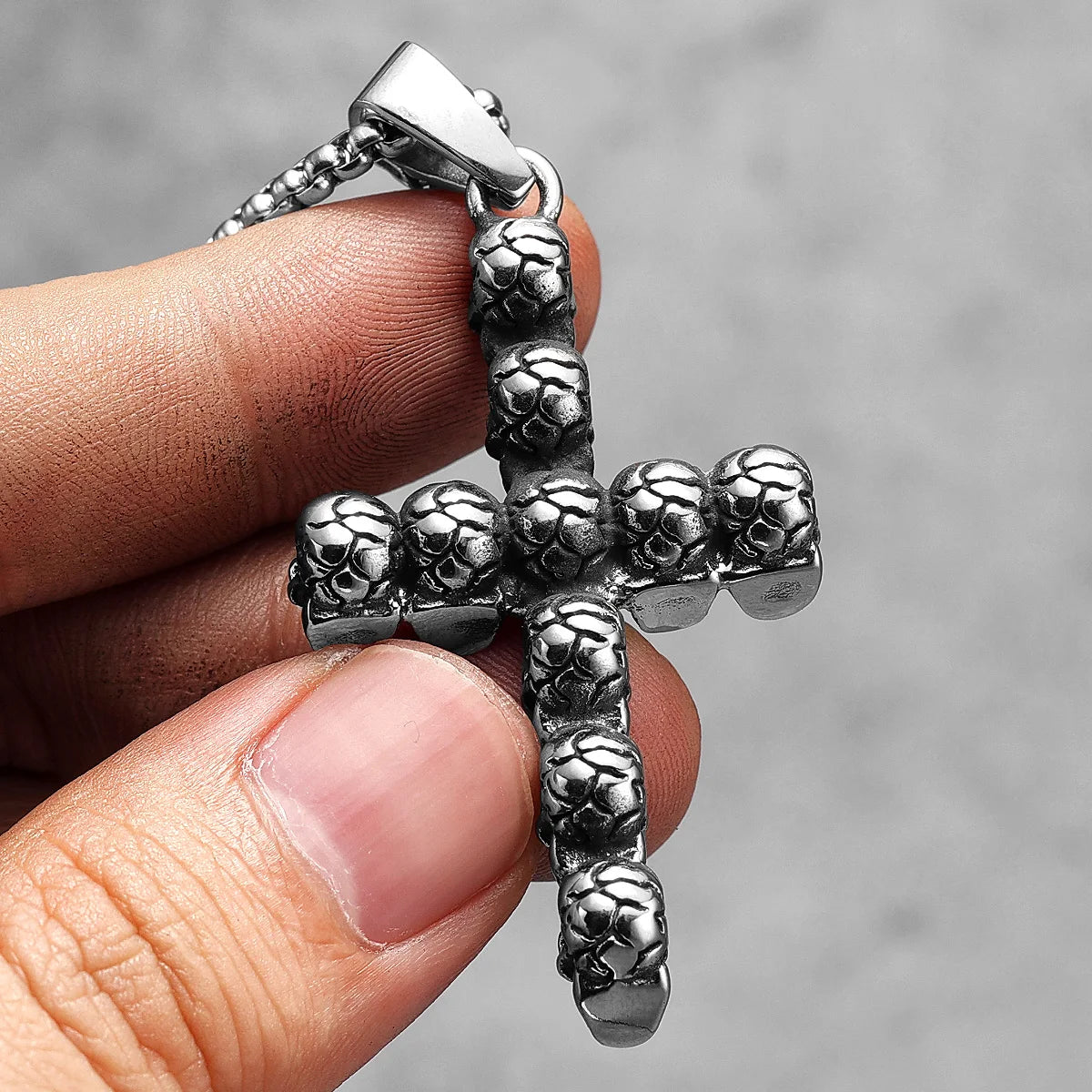 Skull Cross Stainless Steel Necklaces Pendants