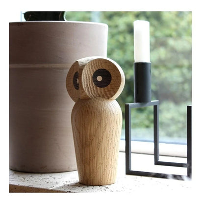 Owl Figurines Miniature Woodcraft