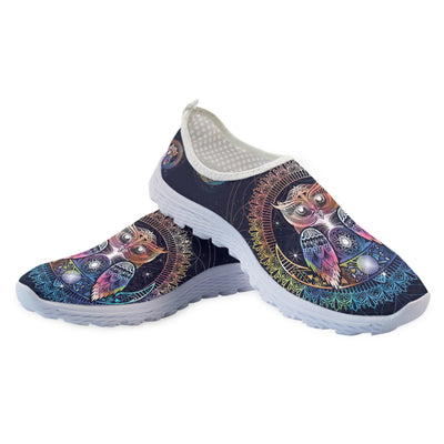 Owl Slip-On Shoes Comfortable