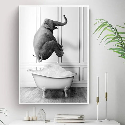 Elephant Canvas Painting