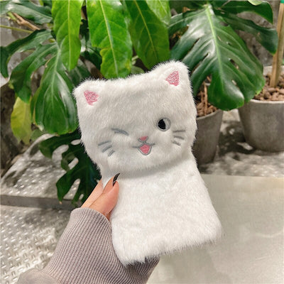 Cat Warm Plush Soft Phone Case