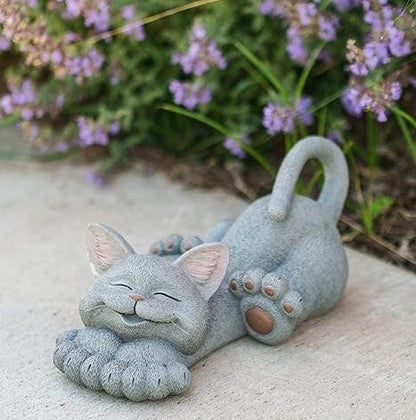 Kawaii Figurine Charms Smiling Cat