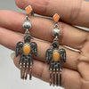 Native Metal Eagle Earrings