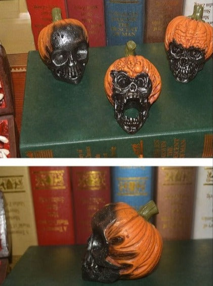 Evil Pumpkin Skull Halloween Pumpkin Ornaments