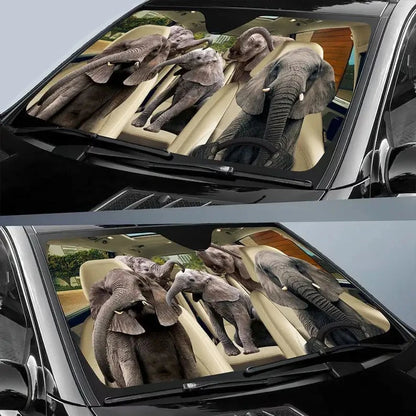 Elephant Car Sun Shade Car Accessories