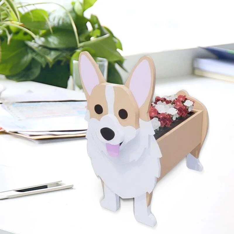 Dog Cute Shape Garden Pots