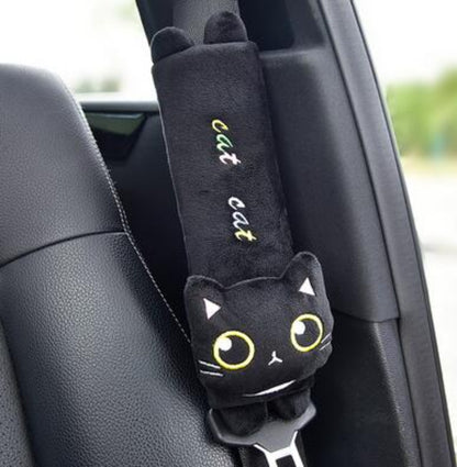 Neck Pillow Cartoon Cat Cushion Cat Seatbelt