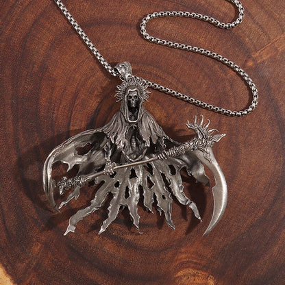 Death Devil Skull Pendant Necklace