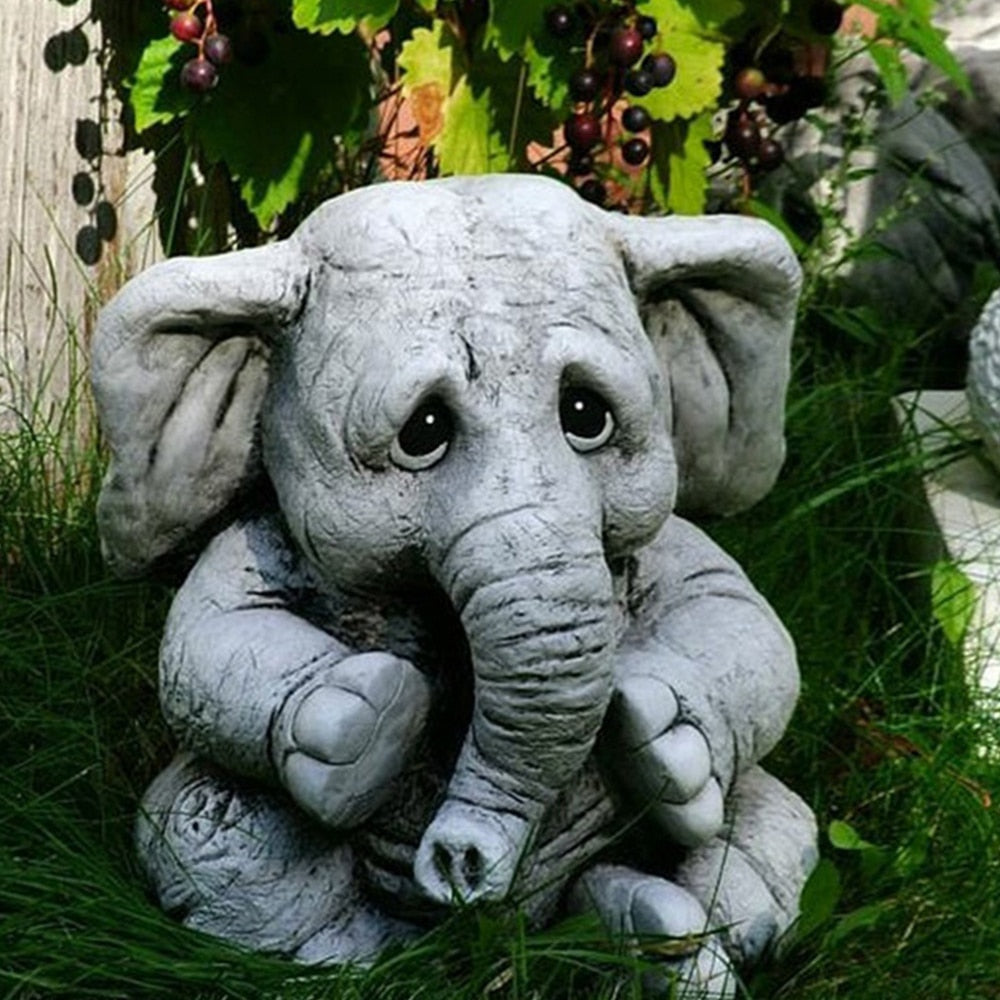 Elephant Statue Resin Figurines