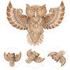 Owl Wooden Hanging Wall Decoration Handicraft