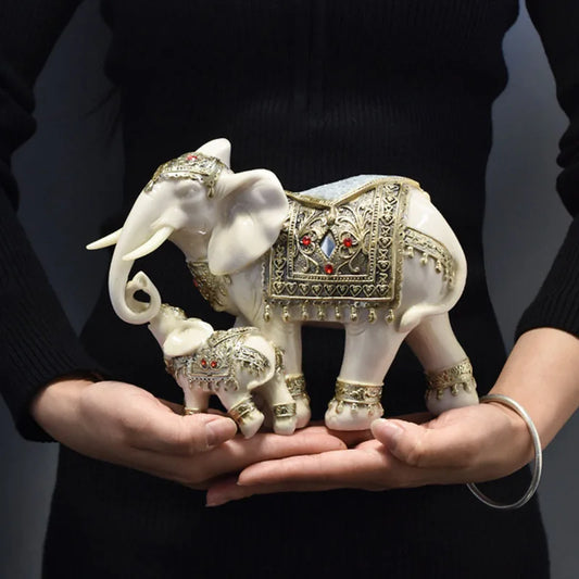 Elephant Resin Decoration Statue Handicrafts