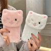 Cat Warm Plush Soft Phone Case