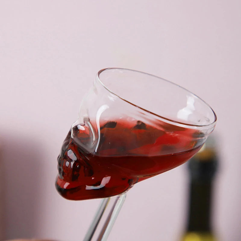 Skull Glass Cup Transparent