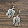 Native Indian Ethnic Tribe Eagle Drop Earrings