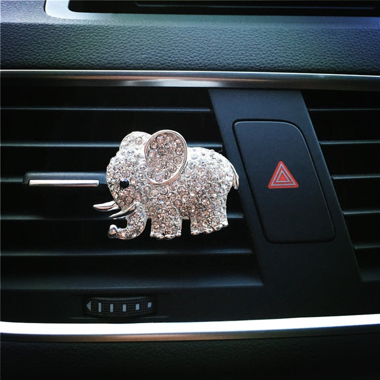 Elephant Car Accessories Aroma Vent Clip Car Perfume Air freshener