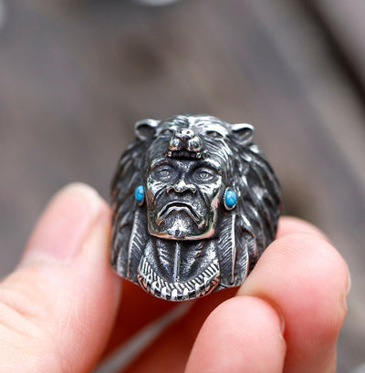 Vintage Native  Warrior Ring