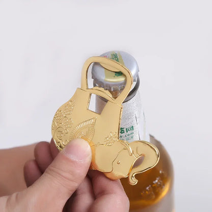 Elephant Golden Shape Bottle Opener Beer