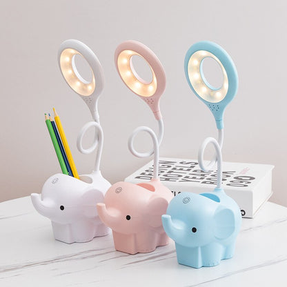 Cute Elephant LED Table Lamp USB Powered