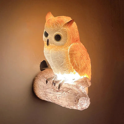 Owl Wall Light Led Lamp