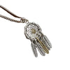 Native Dream Catcher Silver Color Pendant