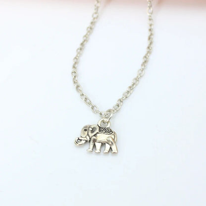 Elephant Anklets Silver Color Leg Bracelet