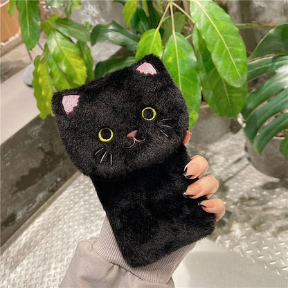 Cat Warm Plush Soft Phone Case