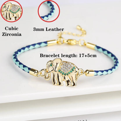 Elephant Bracelet Zirconia