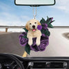 Dog Hanging Ornament Rearview Mirror