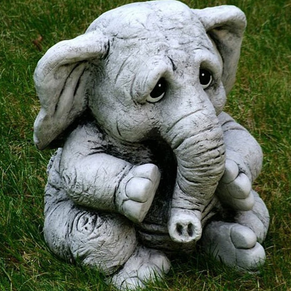 Elephant Statue Resin Figurines