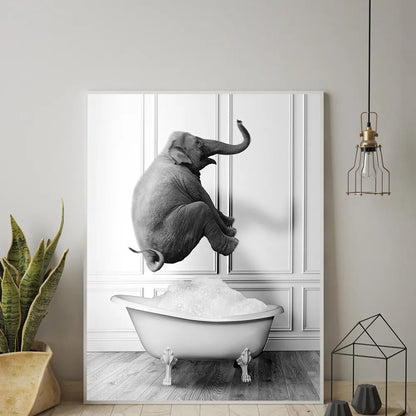 Elephant Canvas Painting