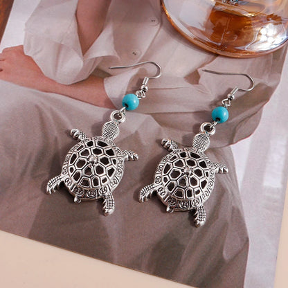 Native Turtle Drop Earrings