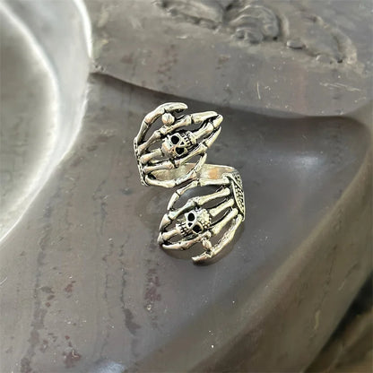 Skull Ring Skeleton Open Ring